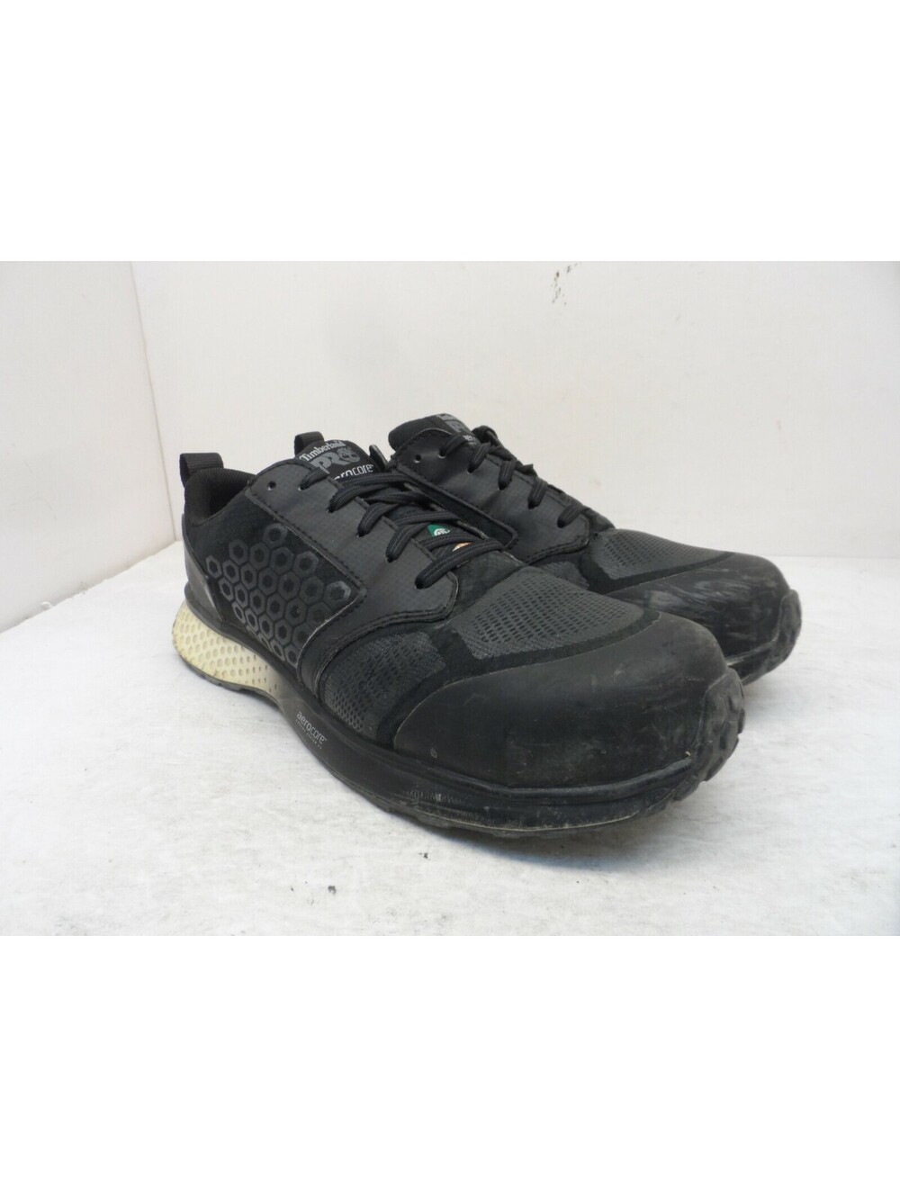 Timberland PRO Men's Reaxion Composite Toe Work Shoe A21SS Black/White Size 9.5W